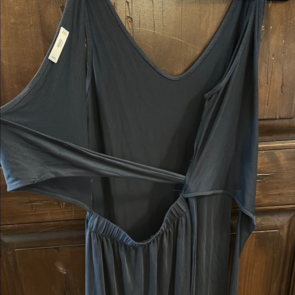 Blue Sleeveless Sheath Dress for Work - Picture 7 of 8